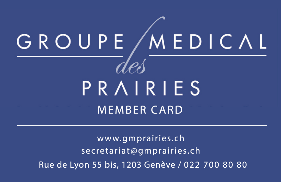 Carte de memebre - Groupe Médical des Prairies